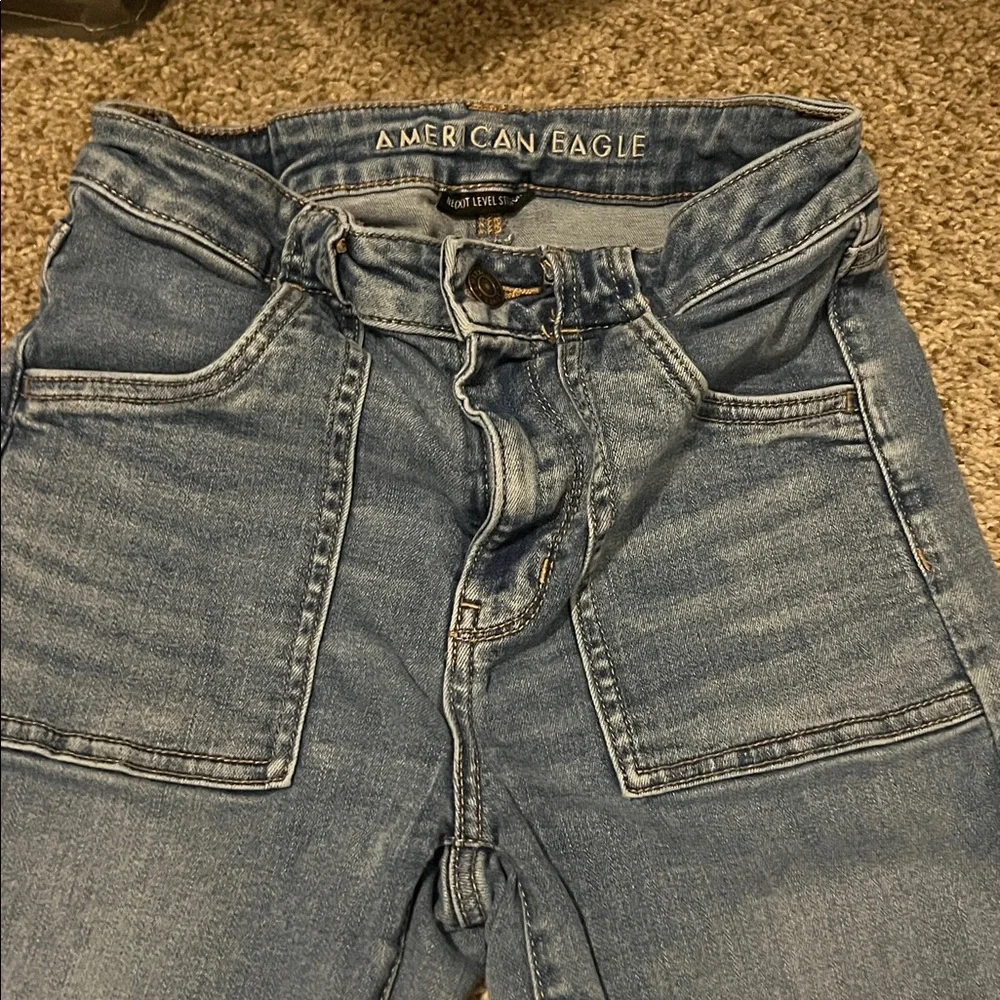 Women's Blue Jeans - American Eagle - Picture 3 of 6